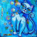 Le Chat aux bulles - 20x20