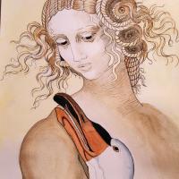 Leda et le cygne par Eloïse